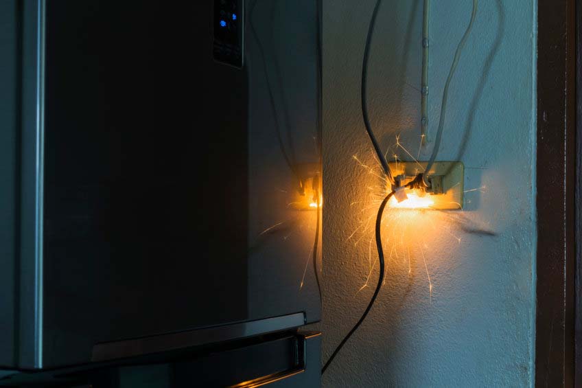electrical problem burning house, Fire Hazards,